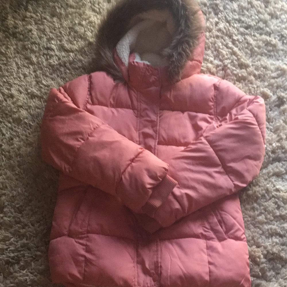 This jacket is from old Navy well quantity and is a size xl(14).